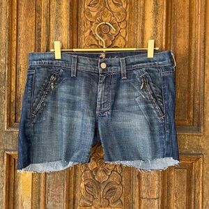 7 for all mankind Jean Shorts Size 27